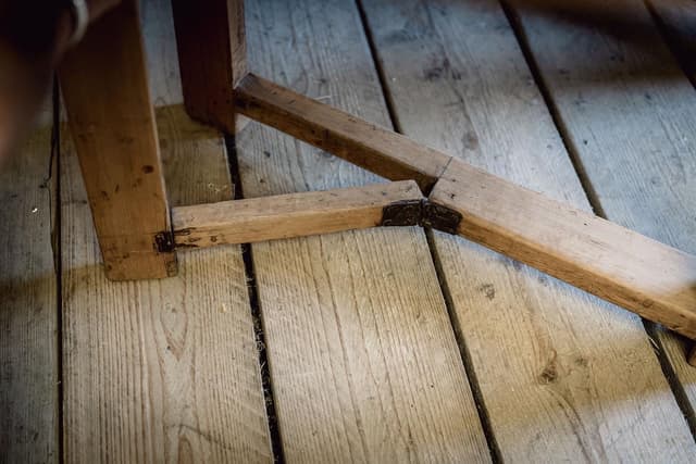 An 18th Century Swedish Slagbord Drop Leaf Table