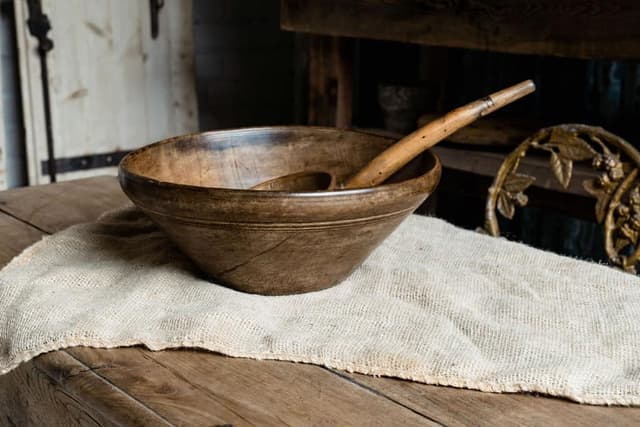 A Diminutive Antique Welsh Turned Sycamore Bowl