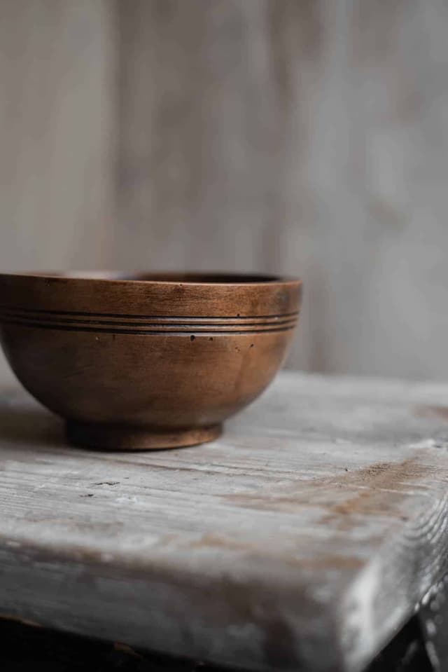 A Diminutive Antique Welsh Turned Sycamore Bowl