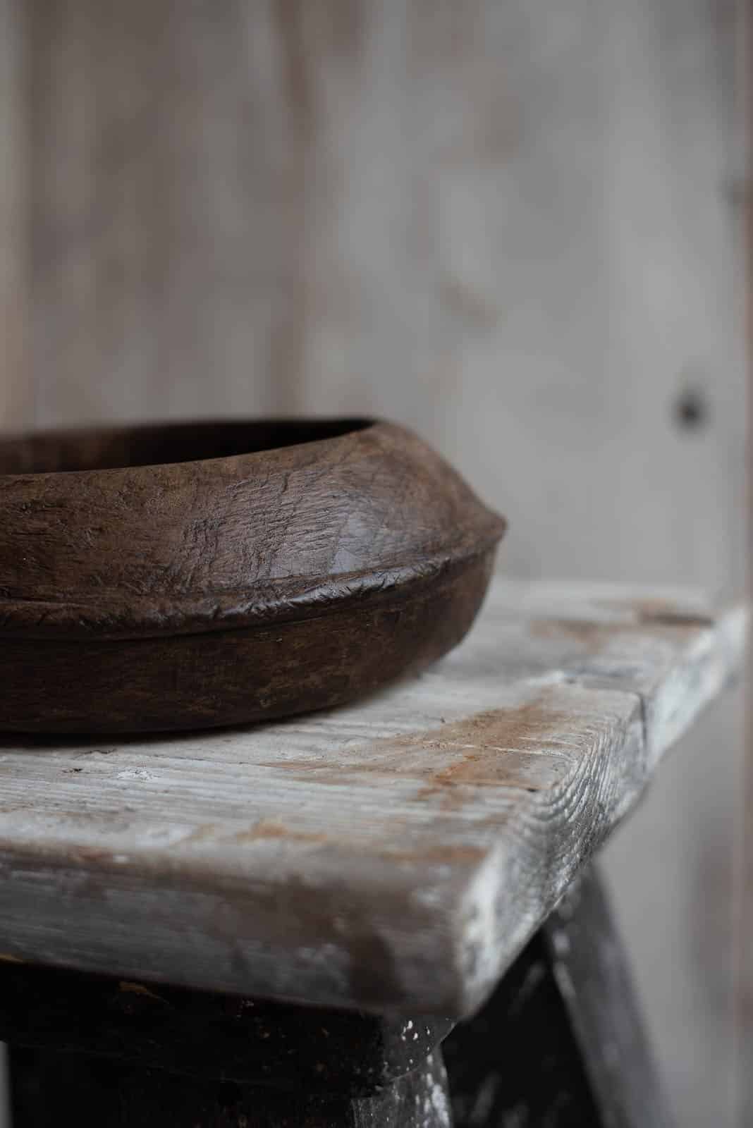 Primitive Dug Out Bowl from the Swat Valley