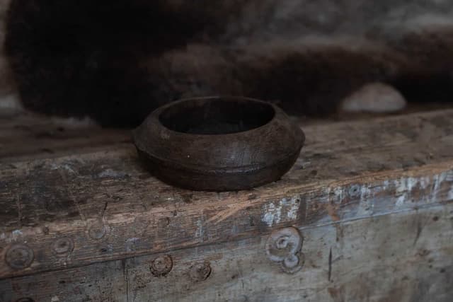 Primitive Dug Out Bowl from the Swat Valley