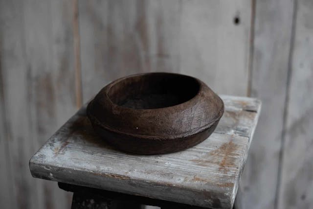 Primitive Dug Out Bowl from the Swat Valley