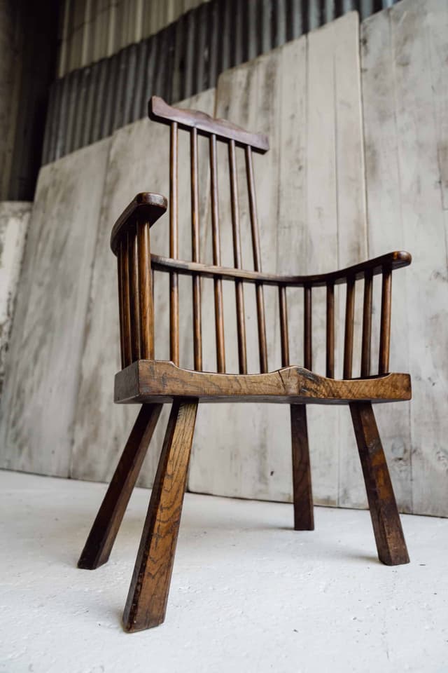 Craftsman Made Welsh Comb Back Stick Chair