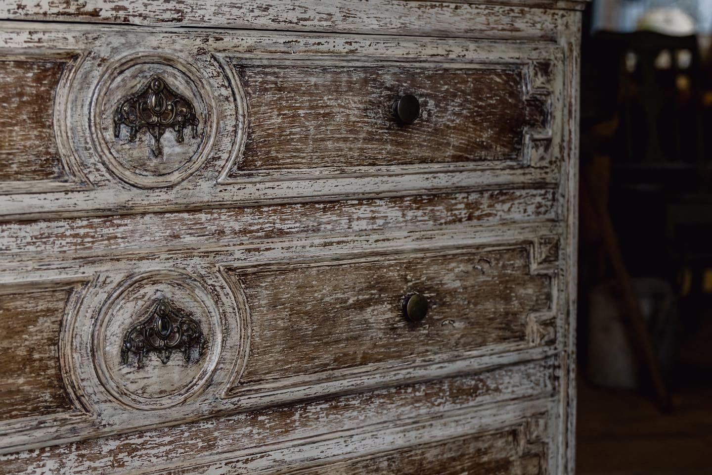 French Oak 19th Century Commode