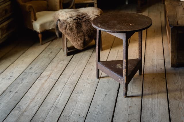 Antique Pine Welsh Cricket Table