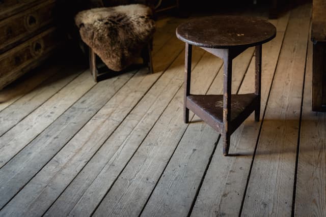 Antique Pine Welsh Cricket Table