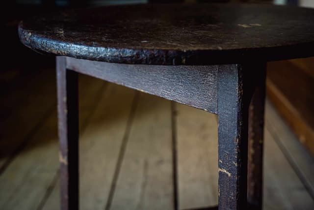 Antique Pine Welsh Cricket Table