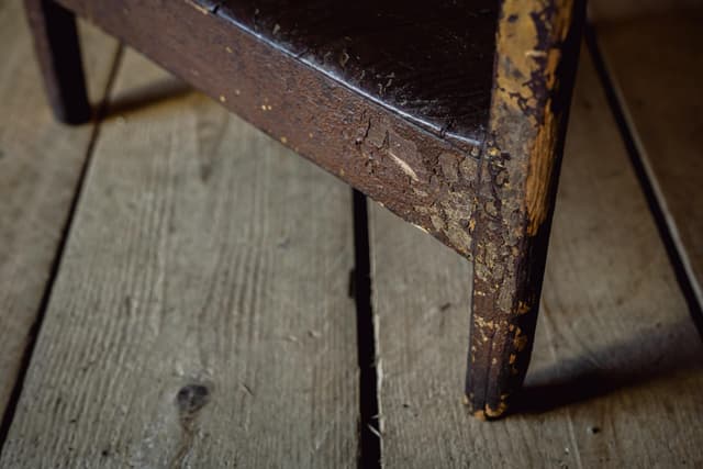 Antique Pine Welsh Cricket Table