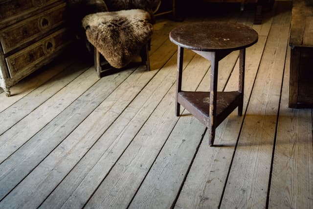 Antique Pine Welsh Cricket Table