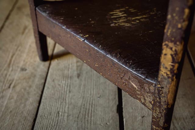 Antique Pine Welsh Cricket Table