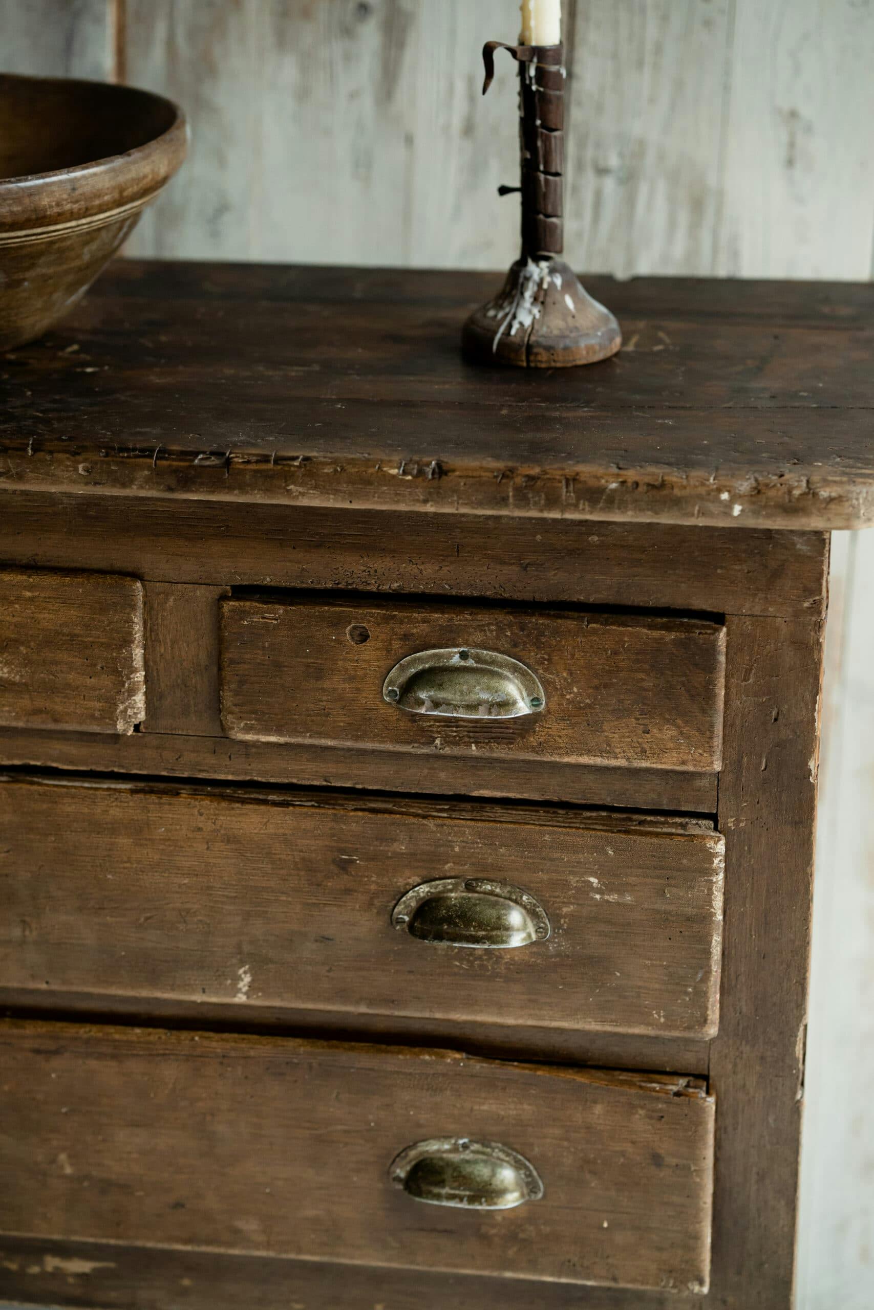 A Utilitarian Vintage Workshop Chest of Drawers