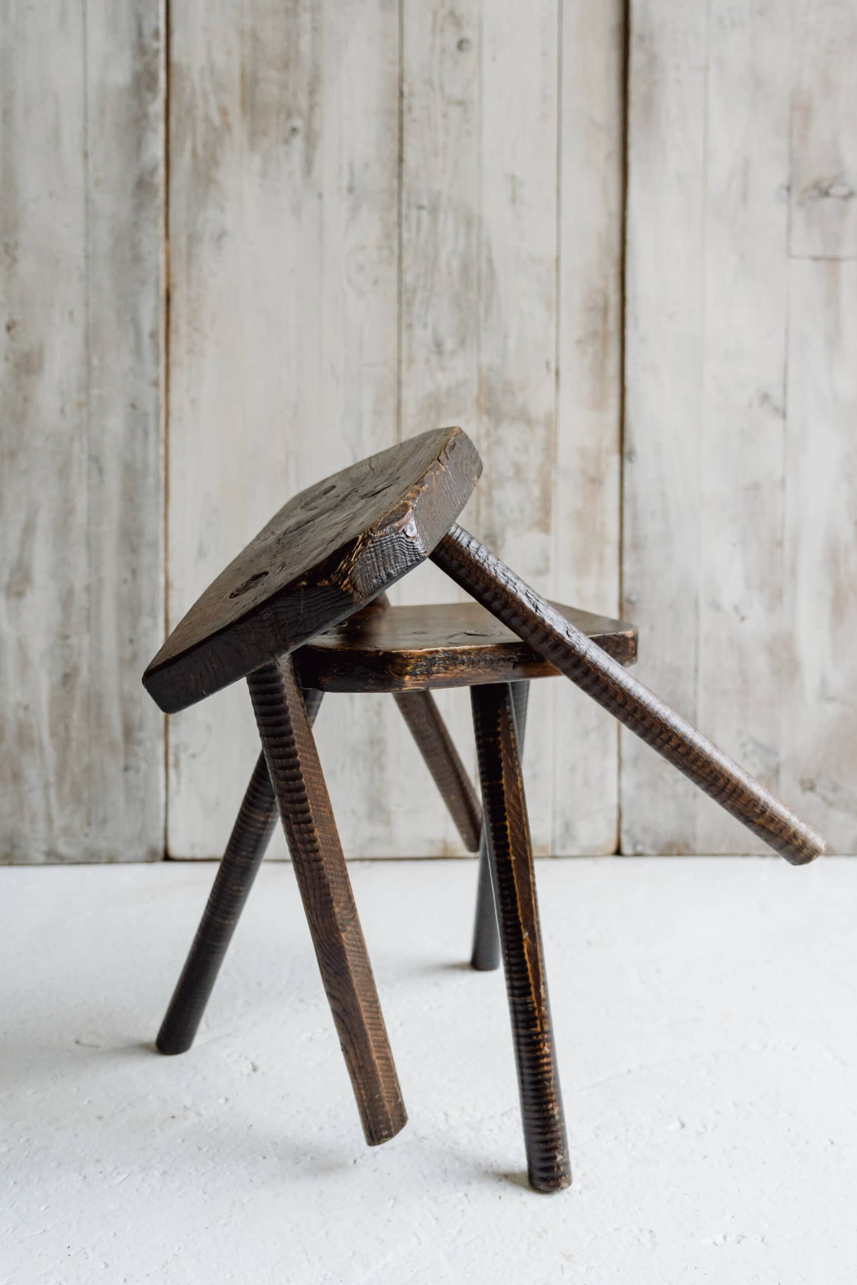 Exceptional Pair of 19th Century Sheffield Cutler's Stools