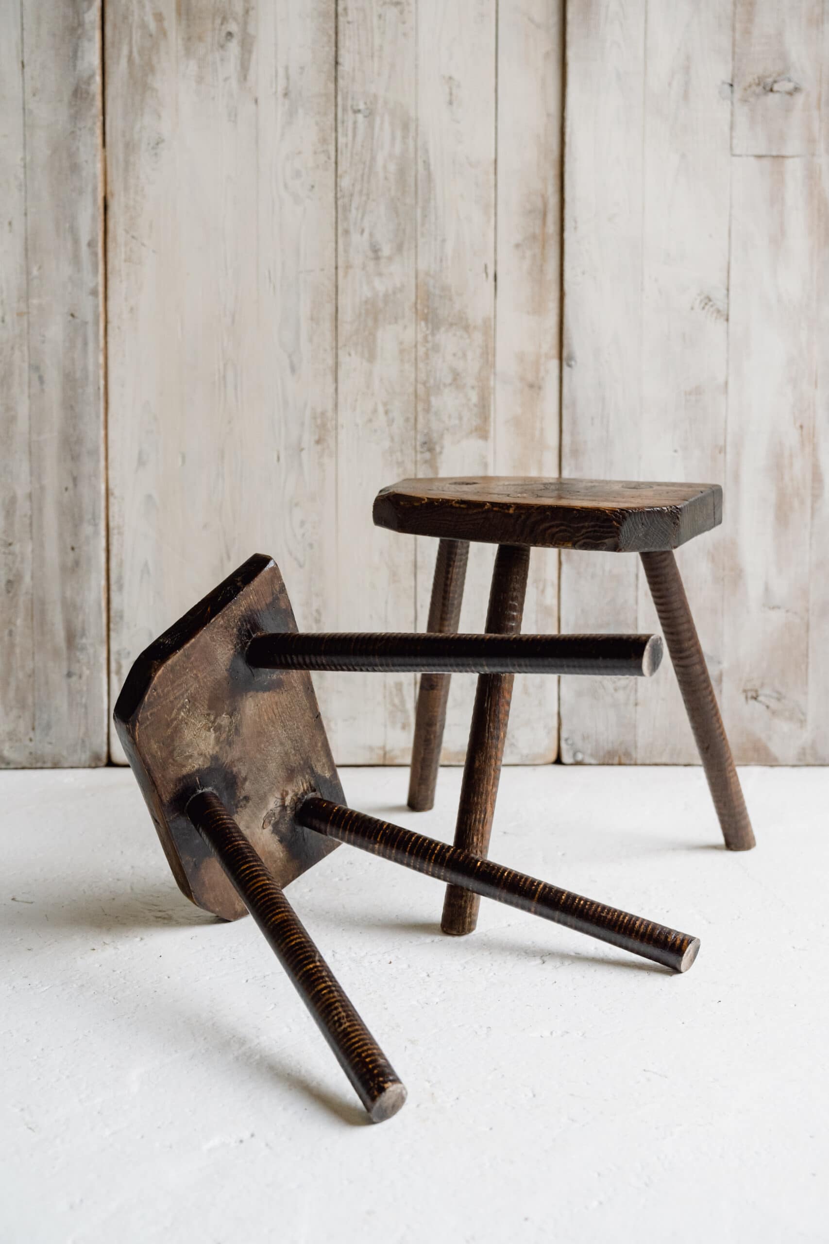 Exceptional Pair of 19th Century Sheffield Cutler's Stools