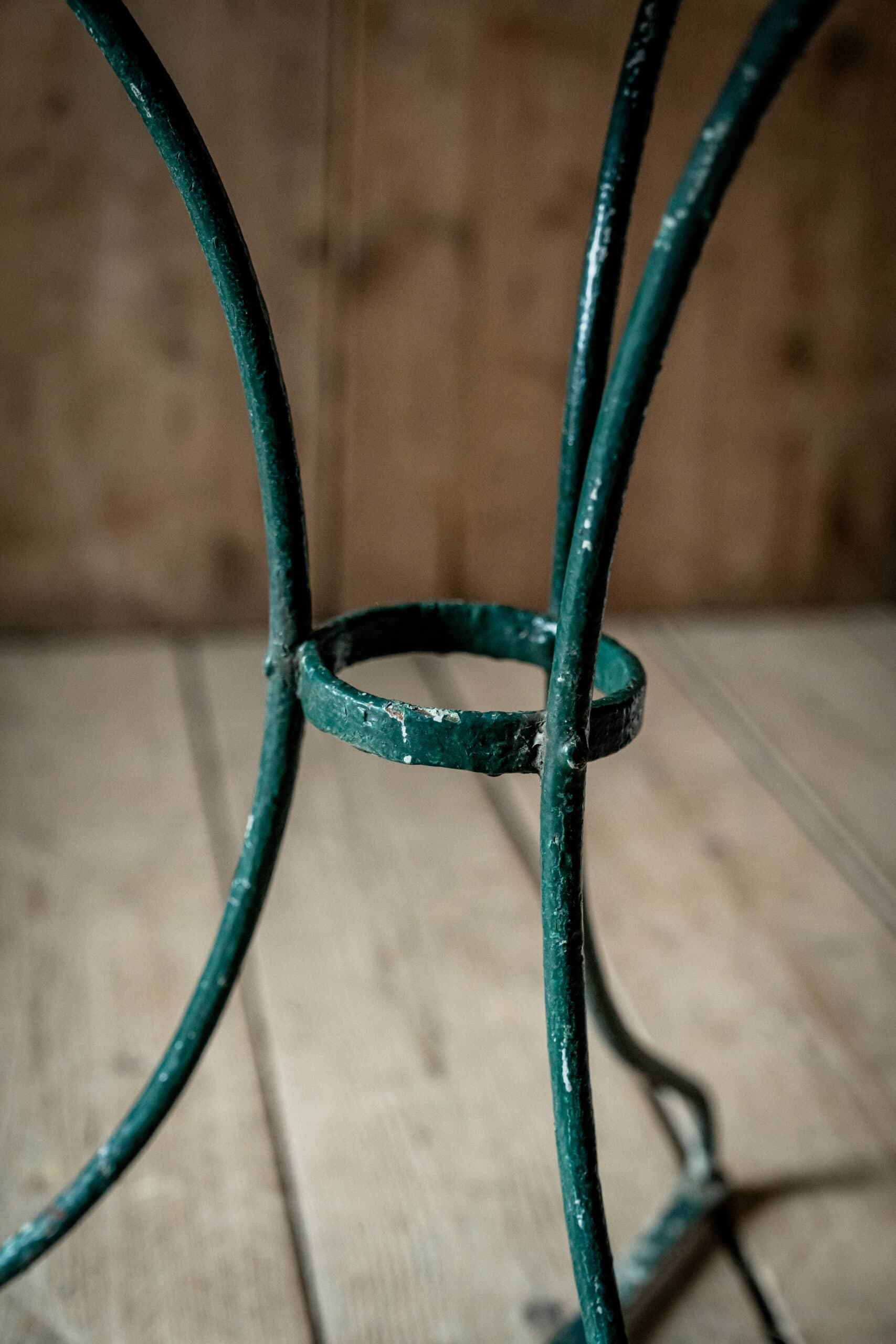 Dark Green French Guéridon Table