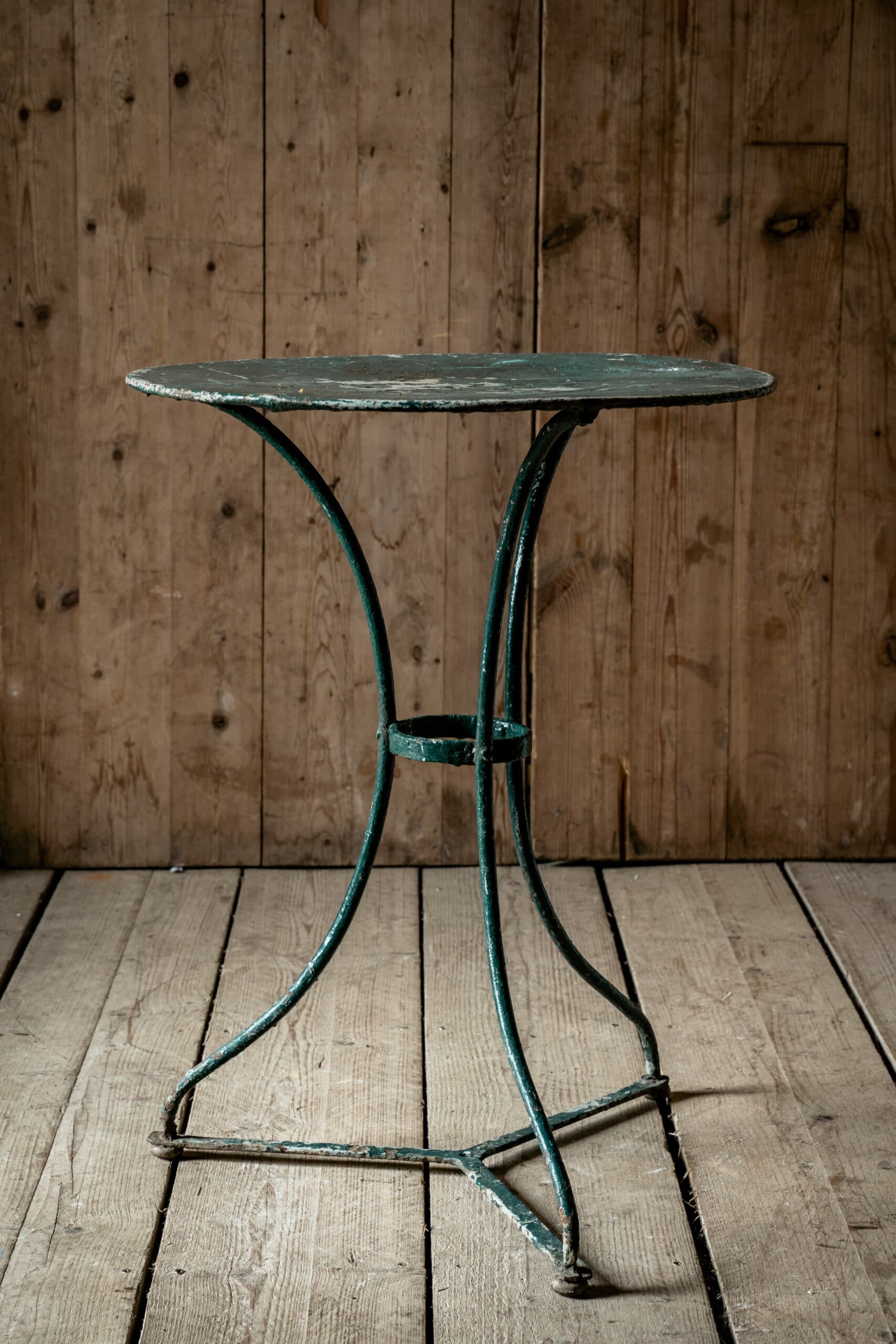 Dark Green French Guéridon Table