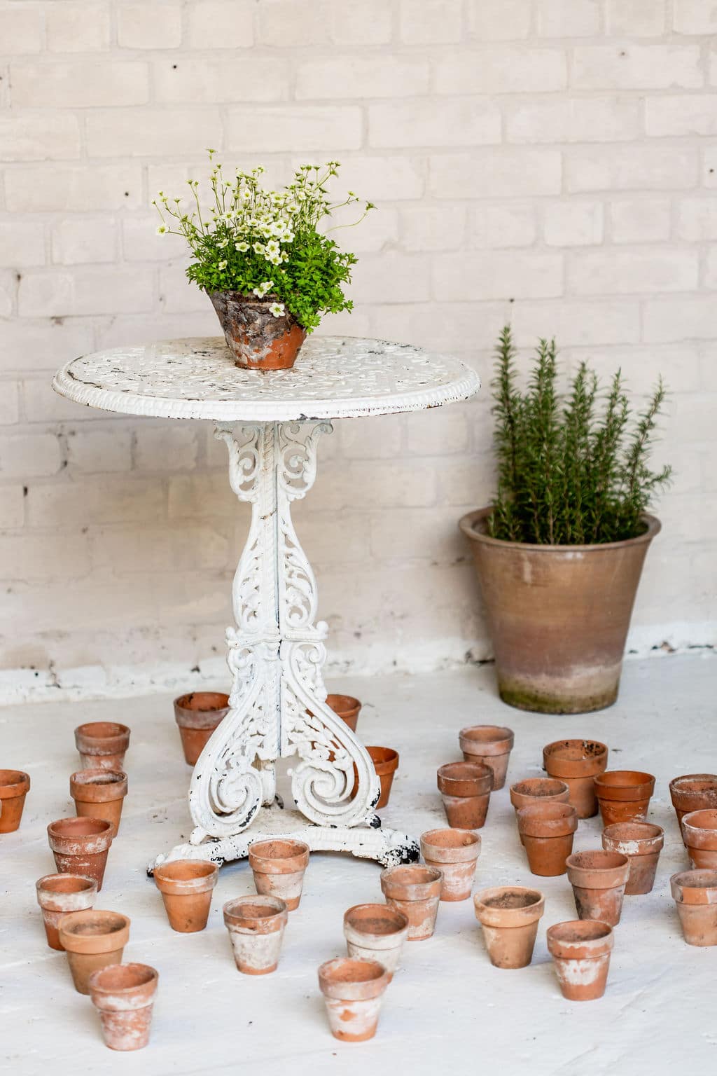 Antique English Cast Iron Table