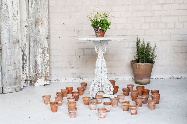 Antique English Cast Iron Table