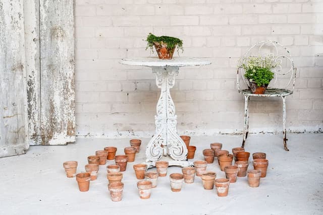 Antique English Cast Iron Table