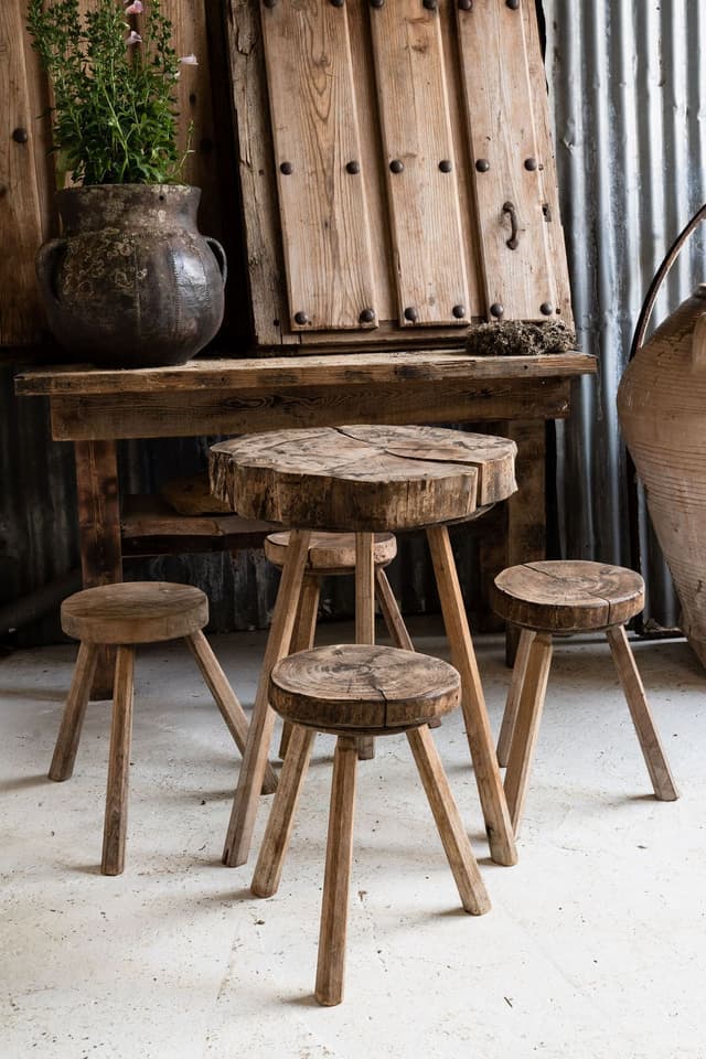 Antique English Cast Iron Table