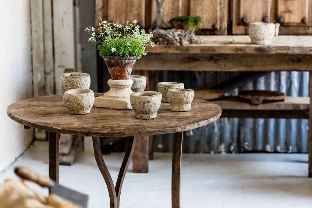 Antique English Cast Iron Table