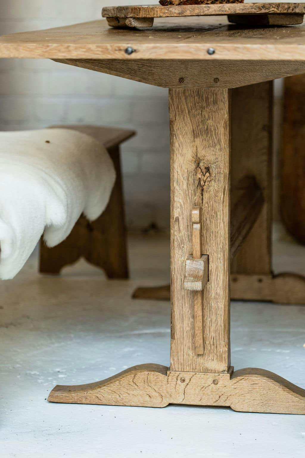 Antique English Cast Iron Table