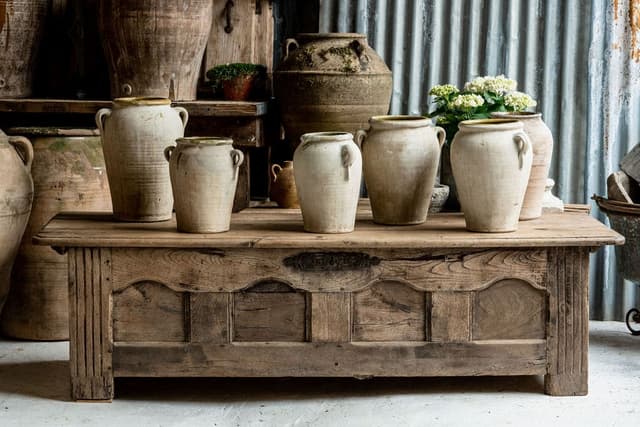 Antique English Cast Iron Table