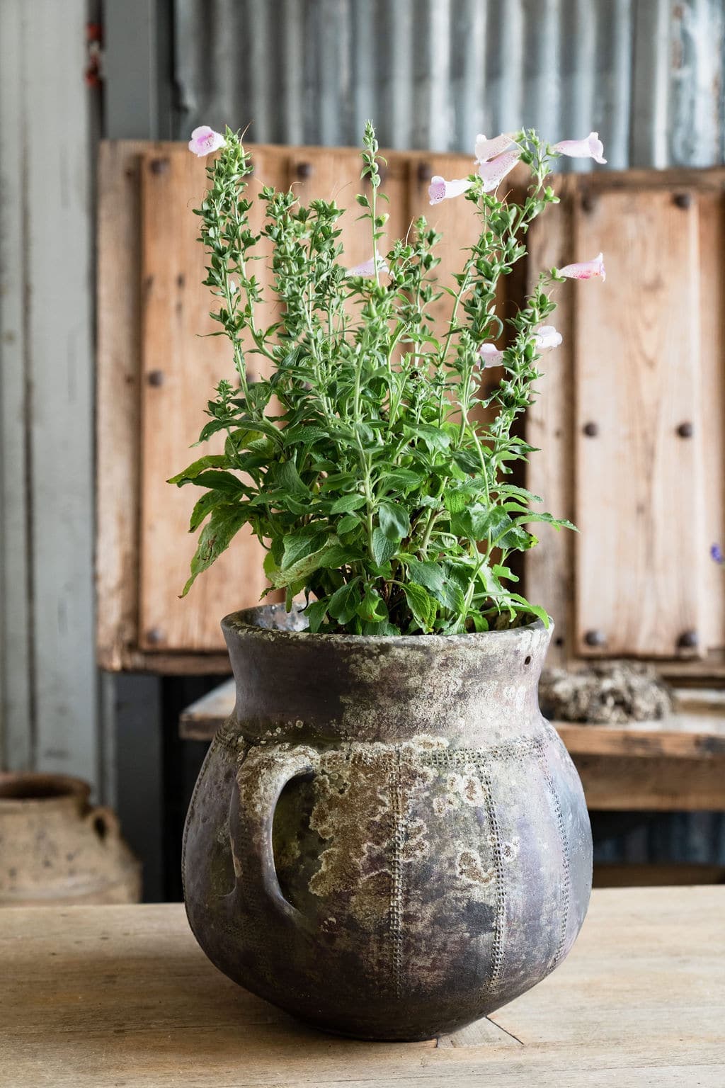 Antique English Cast Iron Table