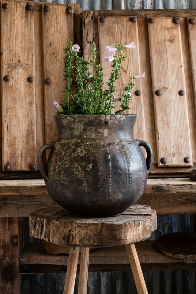 Antique English Cast Iron Table