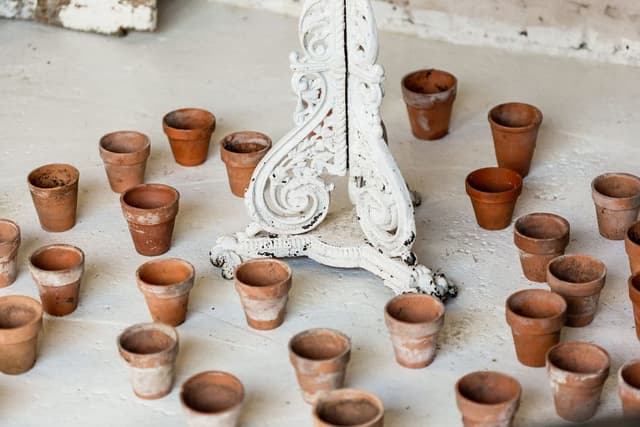 Antique English Cast Iron Table