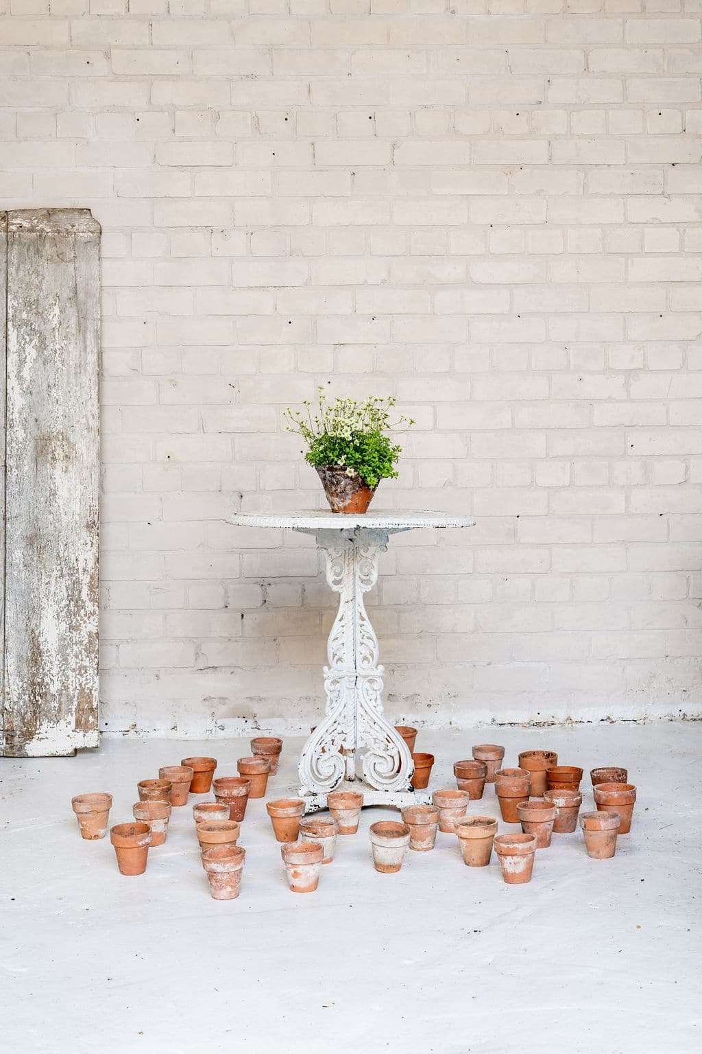 Antique English Cast Iron Table