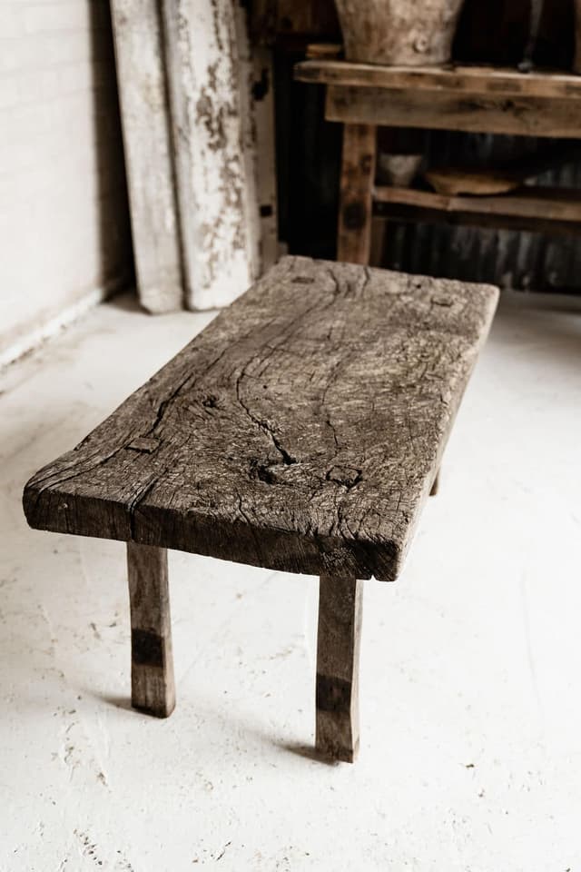 A Spanish C19th Century Primitive Coffee Table