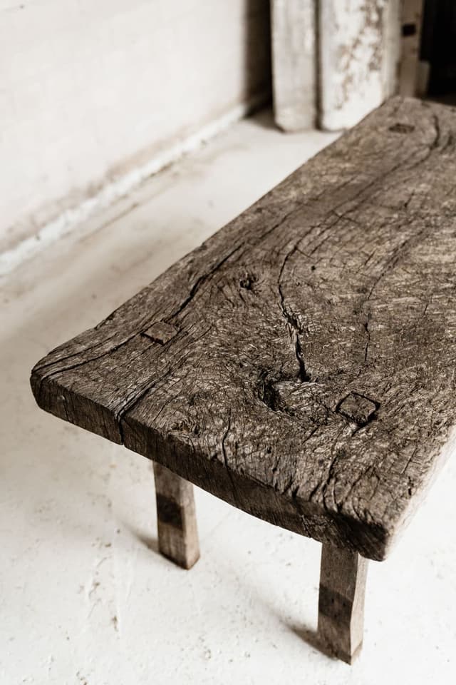 A Spanish C19th Century Primitive Coffee Table