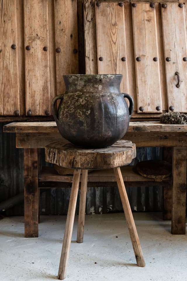 A large French 19th Century Salting Pot 