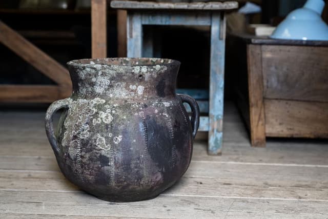 A large French 19th Century Salting Pot 