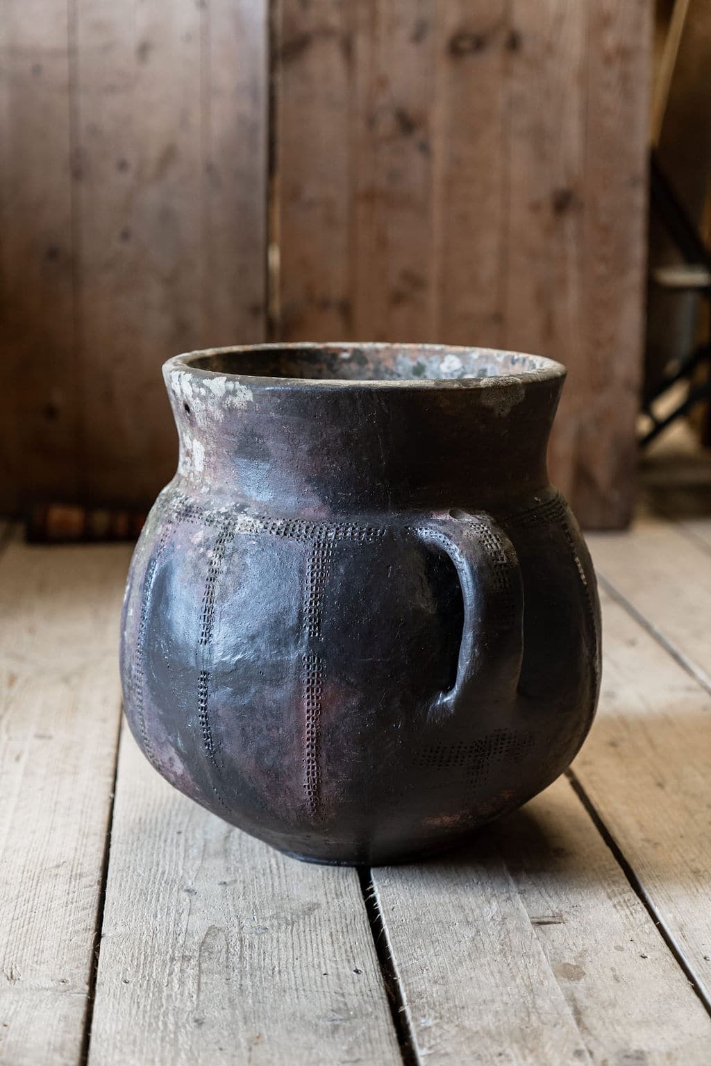 A large French 19th Century Salting Pot 