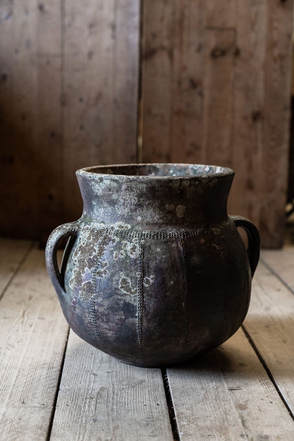 A large French 19th Century Salting Pot 