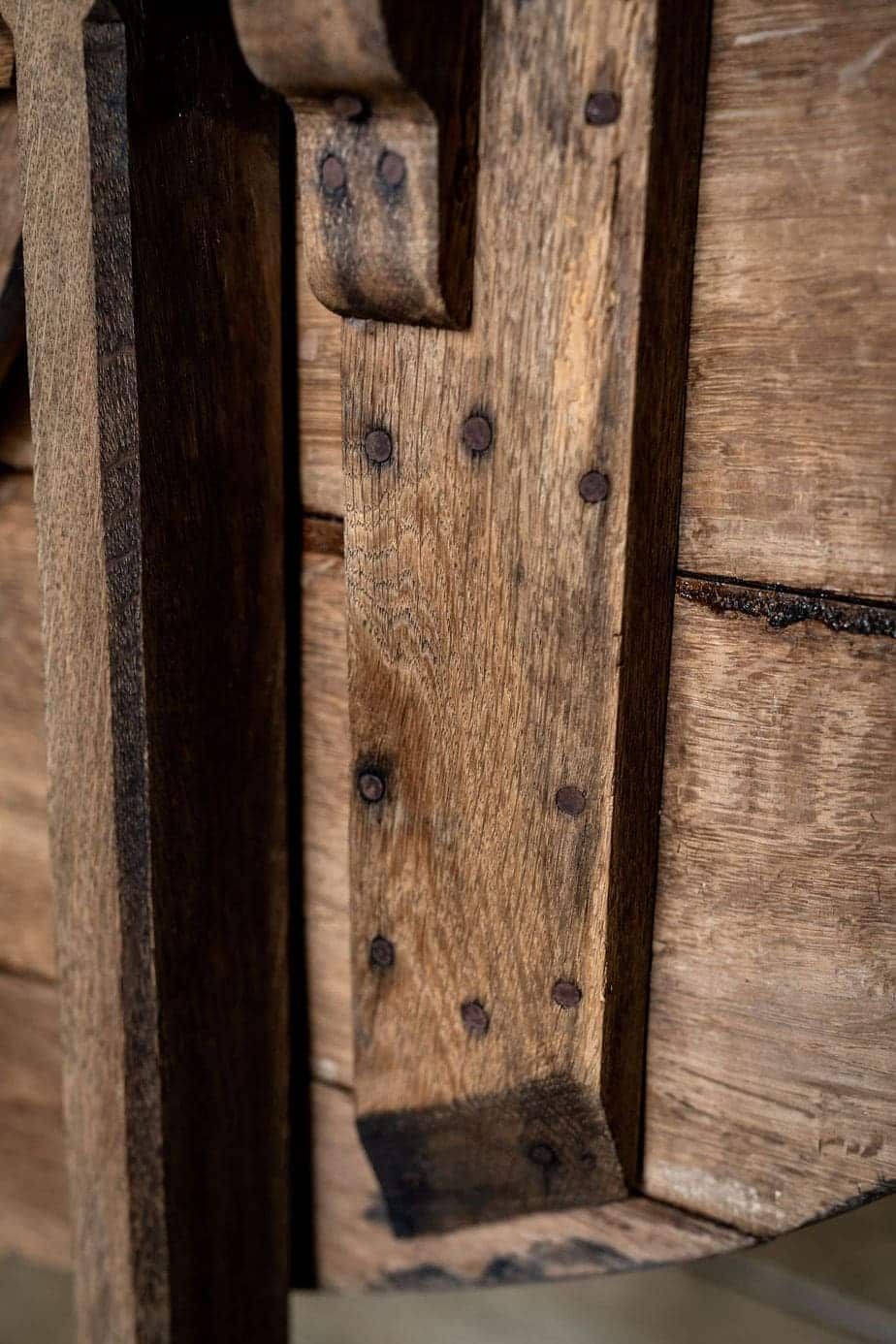 An Exceptional French Oak Vendange Table 