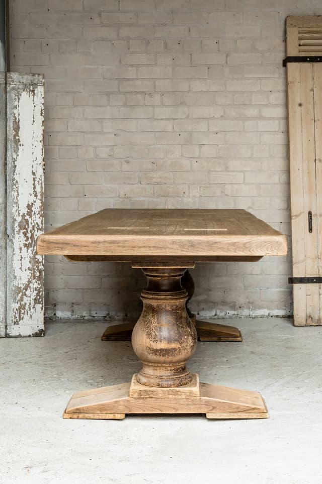 Impressive Solid Oak Monastery Table from South West France