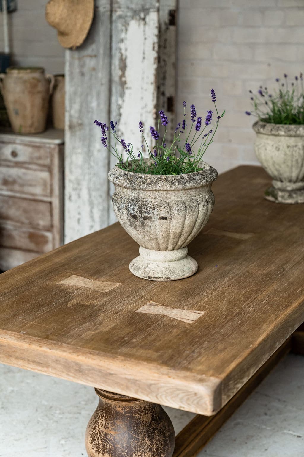 Impressive Solid Oak Monastery Table from South West France