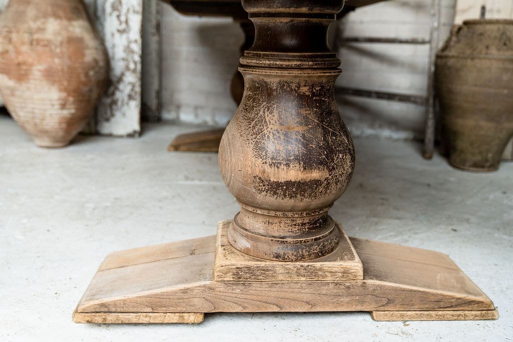 Impressive Solid Oak Monastery Table from South West France