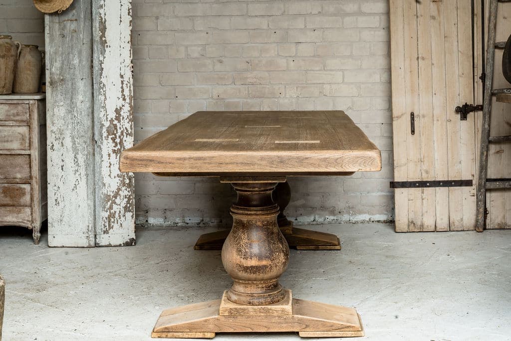 Impressive Solid Oak Monastery Table from South West France