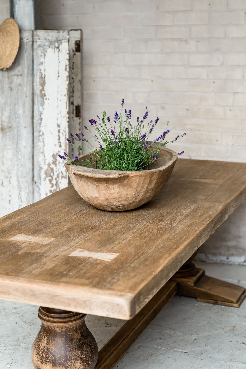 Impressive Solid Oak Monastery Table from South West France