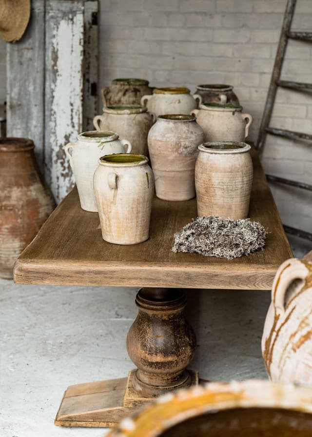 Impressive Solid Oak Monastery Table from South West France