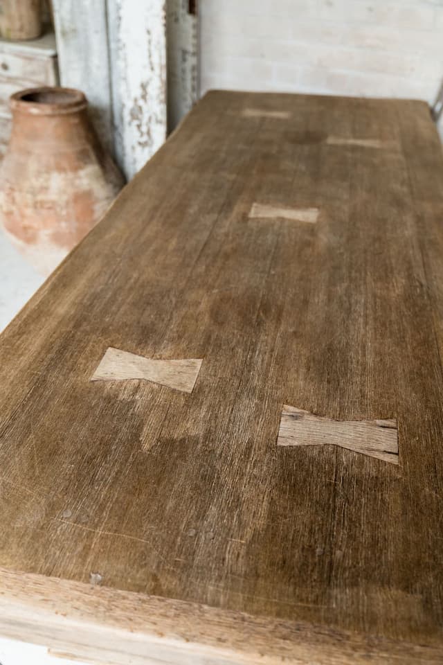 Impressive Solid Oak Monastery Table from South West France