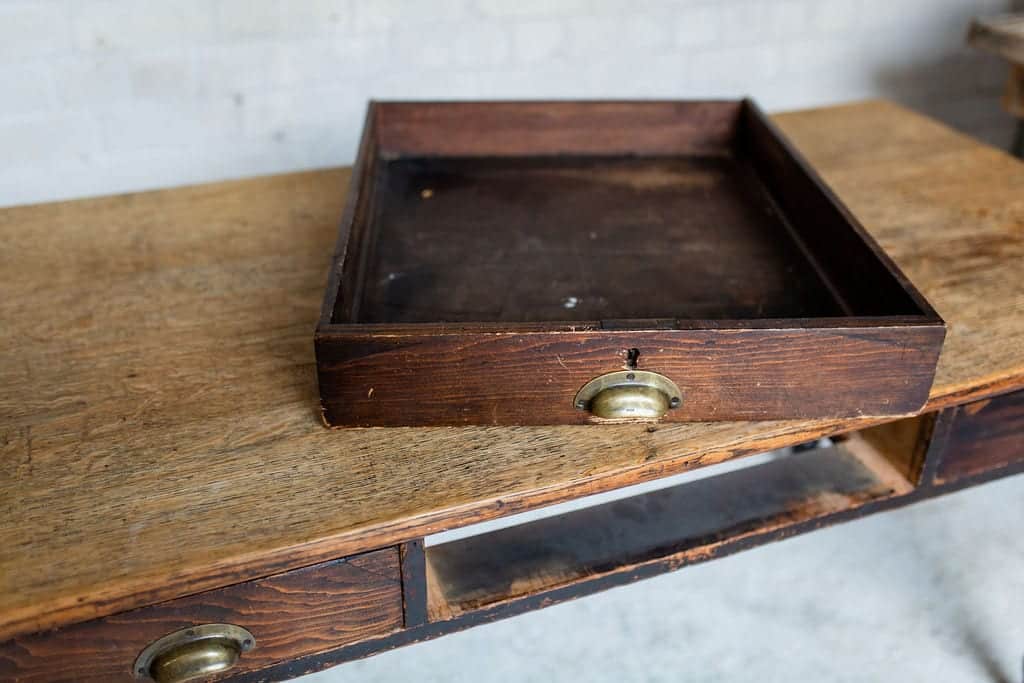 Large Primitive Dug Out Wooden Trough