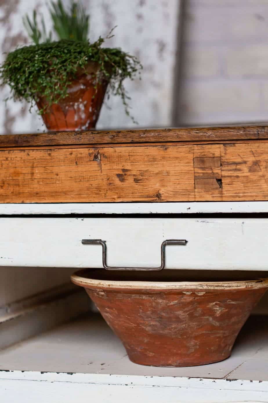 A Large Old Watchmakers Bench - Modern Rustic Style