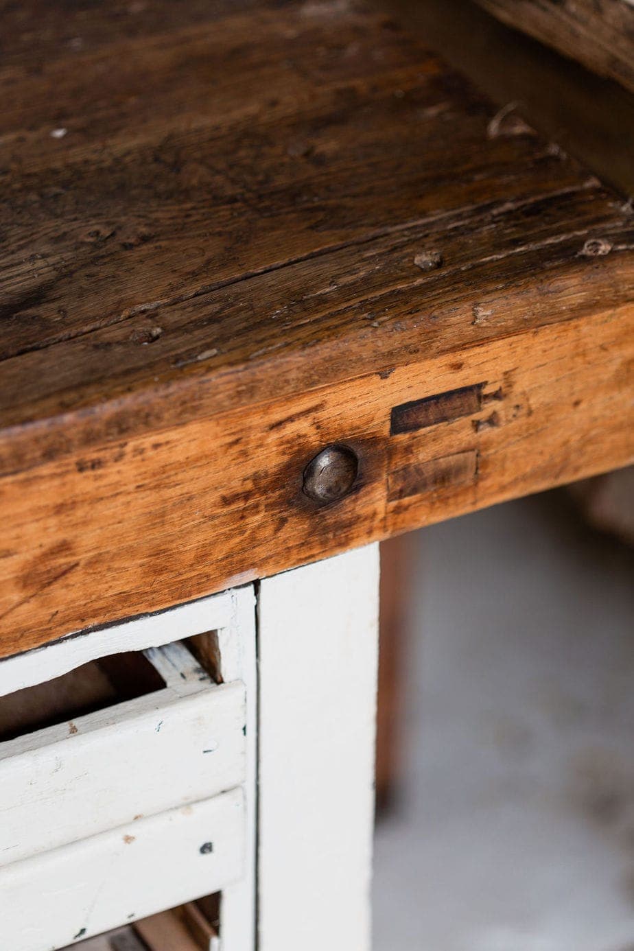 A Large Old Watchmakers Bench - Modern Rustic Style