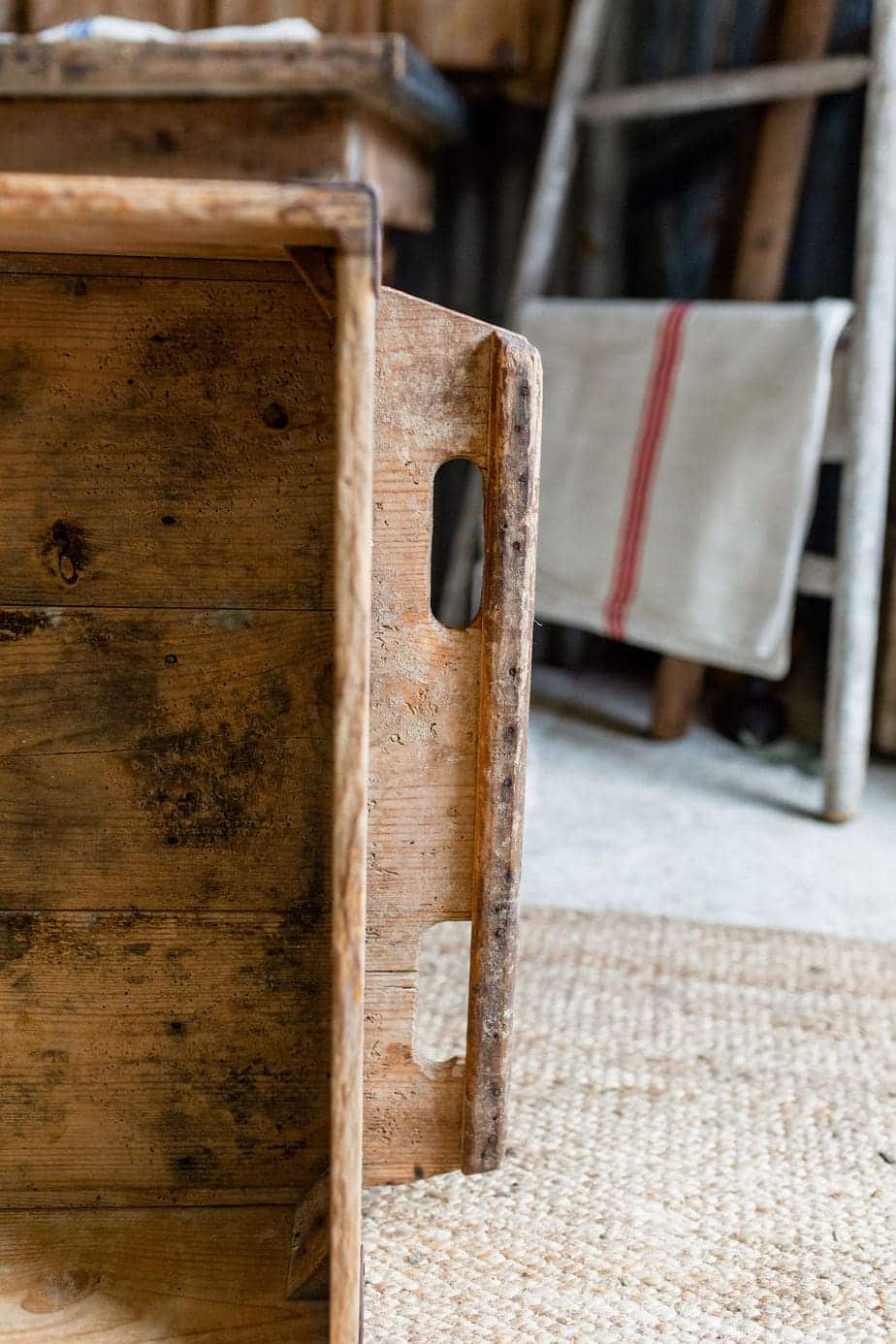 Large Vintage Pine Bakers Tray from Catalonia