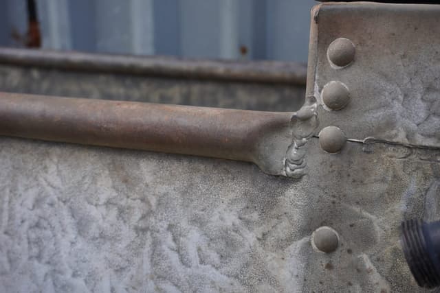 Huge Galvanised Water Trough with Rivets