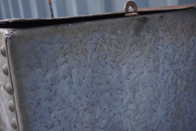 Huge Galvanised Water Trough with Rivets